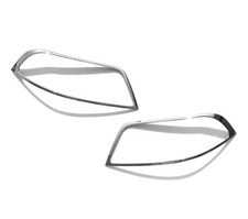 Chrome Headlights Trim Bezel Cover Surround For Volkswagen Passat B5.5 Facelift