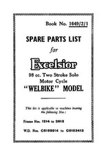 (1493) Welbike parts list