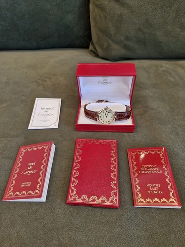 1991 cartier must - must, vermeil