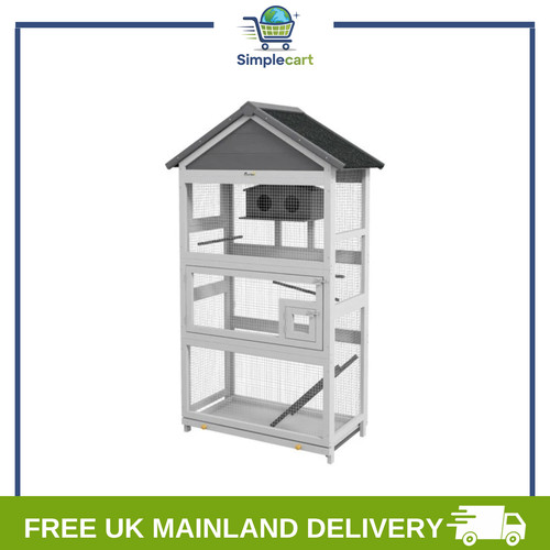 Wooden bird cage budgie aviary - bird,