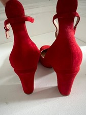 Valentino Garavani Ladies Tan-go Shoes Heels Ankle Strap Size 39.5 UK6