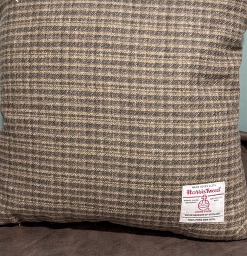 Harris tweed cushion - harris, 18x18