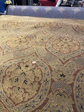 15 Metres Fabric Upholstery Sofas Caravan Cushions “ classic “ gold beige  Fr