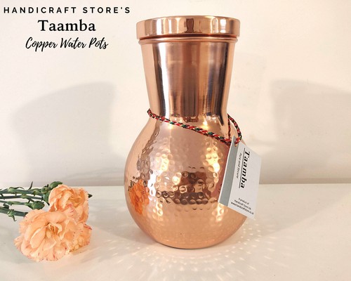 Copper water pot bulb design - water,