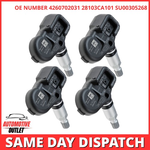 Tyre pressure sensor - 4x,