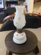 Mini Oil Lamp - MilkGlass with