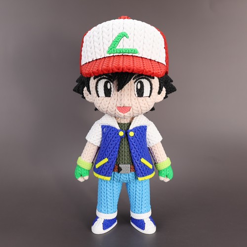 Ash ketchum printed - 3d,