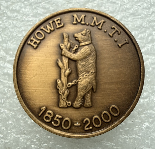 English masonic token howe - masonic,