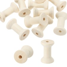 10Pcs Wooden Empty Spools 2" x