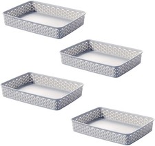 4 x Curver A4 Plastic Storage