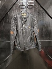 Black Cafe London Biker Leather Jacket