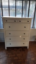 ikea Hemnes chest of 6 drawers white Gloss Large