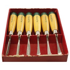 Vintage Millers Falls Carving Tool Set No. 106 | Wood Carving Gouges & Chisels i