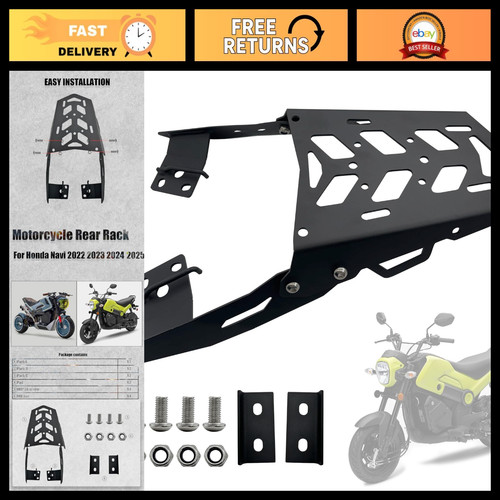 Motorcycle rear luggage rack - motorcycle,