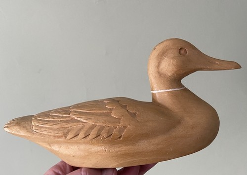 Vintage hand carved wooden - hand,