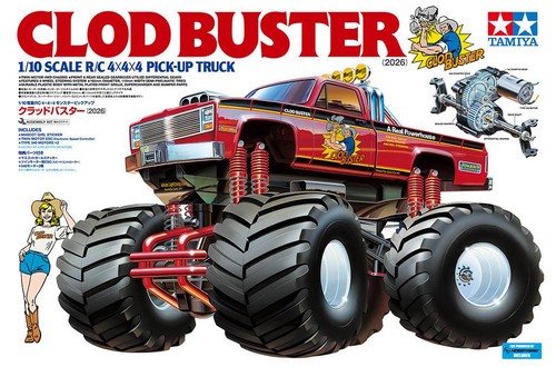 Tamiya 58762 clod buster - rc,