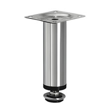 Furniture feet metal chrome - metal,