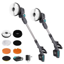 BLUEMARS 20V Outdoor Home Electric Spin Scrubber for Outdoor, Floor, Bathroom