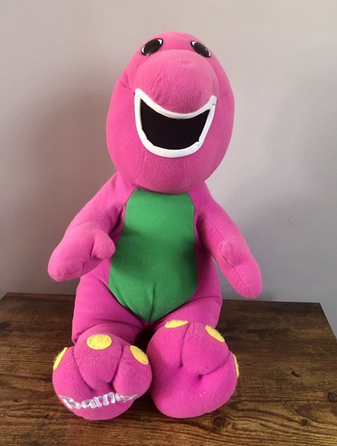 Vintage talking barney - talking,