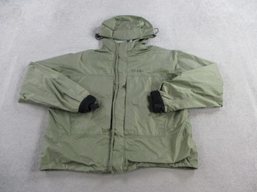 Simms jacket mens green - xl,
