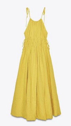 Zara yellow maxi - maxi, dress