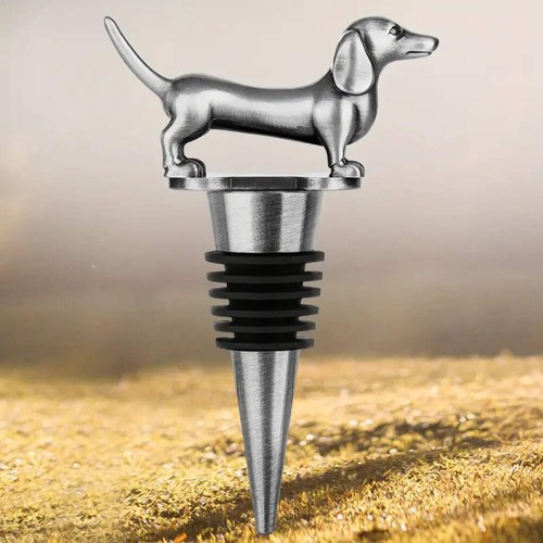 Dachshund bottle stopper wine - bottle, stopper/wine