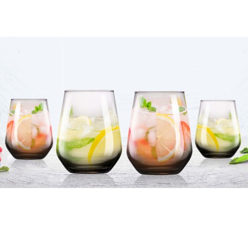 450ml smoked black glass - smoked,