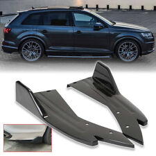 Rear Spats Bumper Lip Diffuser Splitter Spoiler Glossy Black For Audi Q7 Q5 Q3