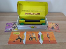 Zumba Fitness Set Toning Sticks & Total Body Transformation 4 DVD Set