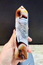 Crystal Sardonyx Agate Tower
