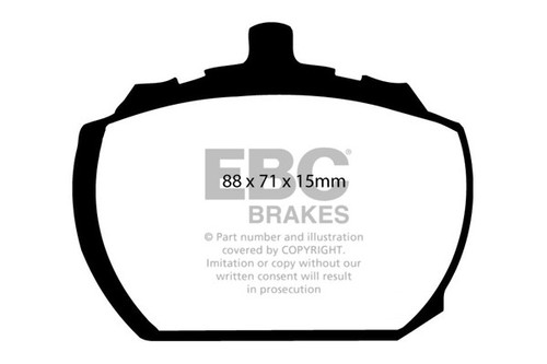 Ebc bluestuff front brake pads - ebc,