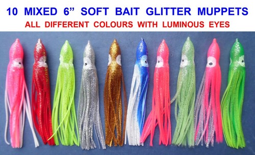 Mixed glitter muppets - 10,