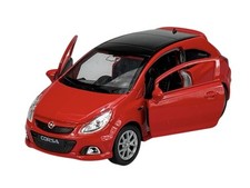WELLY OPEL VAUXHALL CORSA D OPC RED 1:34 DIE CAST METAL MODEL NEW IN BOX