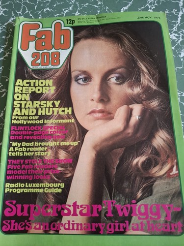 Twiggy vintage fab 208 - twiggy,