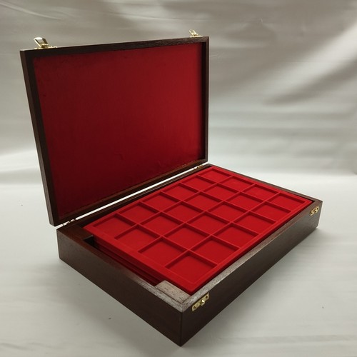 Coin cabinet wood with - wood, 5