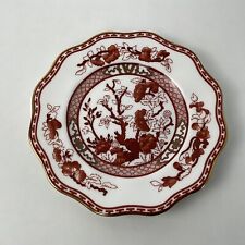 Coalport Indian Tree Coral 5.5” Bread & Butter Plate Scalloped Edge Saucer