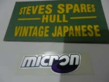 MOTORCYCLE DECALS, SMALL