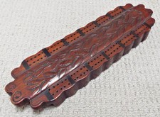 Vintage Wooden Cribbage Board