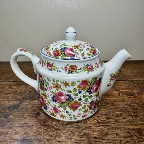 Vintage sadlers tea pot floral - sadlers,