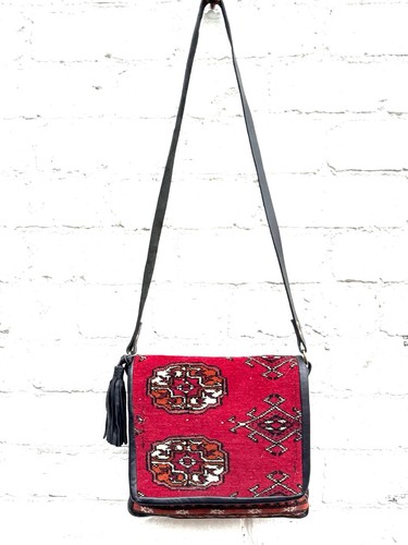 Carpet bag kilim tapestry - , red
