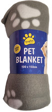 Pet Blanket Puppy Dog Cat Grey