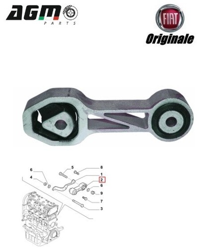 Rear engine mount bracket - engine,
