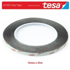 61395 Tesa Tape - Black - 12mm
