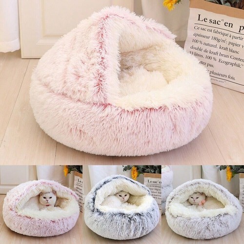 Pet dog cat bed round - pet, plush