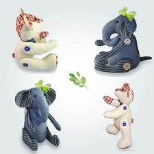 Teddy Bear & Elephant, 2X Easy