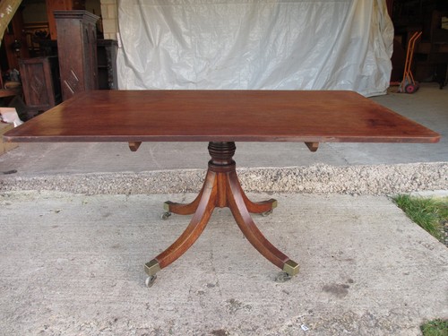 19c mahogany tilt top - mahogany,