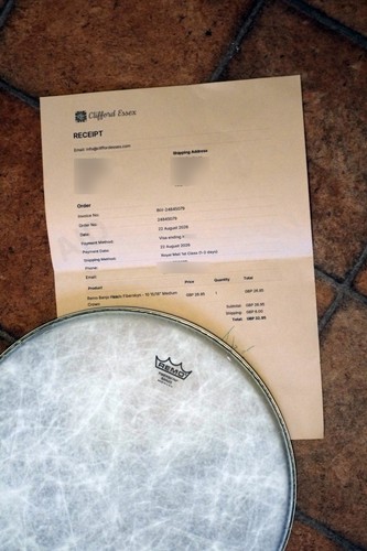 Remofiberskyn banjo head - head,