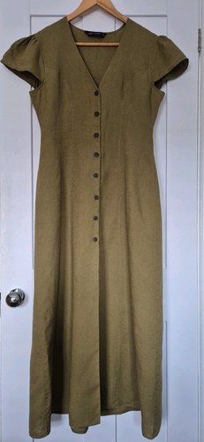 Olive green midi dress from - olive,