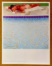 David Hockney  - Sunbather - From ICA Exhibition ‘Painted In Britain’ 1970 Print