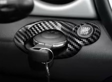 Carbon Fibre Ignition Switch Trim For Mini Cooper R54 R55 R56 R60 2006–2013 Mod